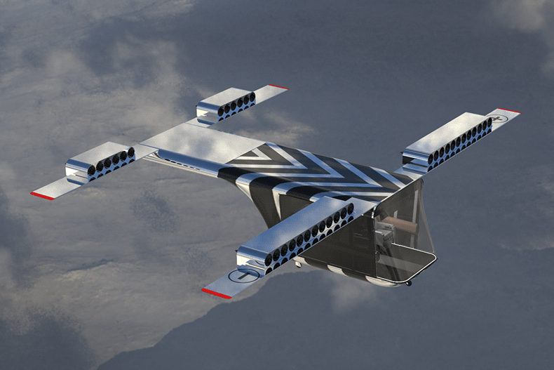 Ion Jet EVTOL passenger concept design aircraft Ion Jet EVTOL passenger concept design aircraft